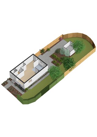 Floorplan - Assumburg 123, 3328 BD Dordrecht